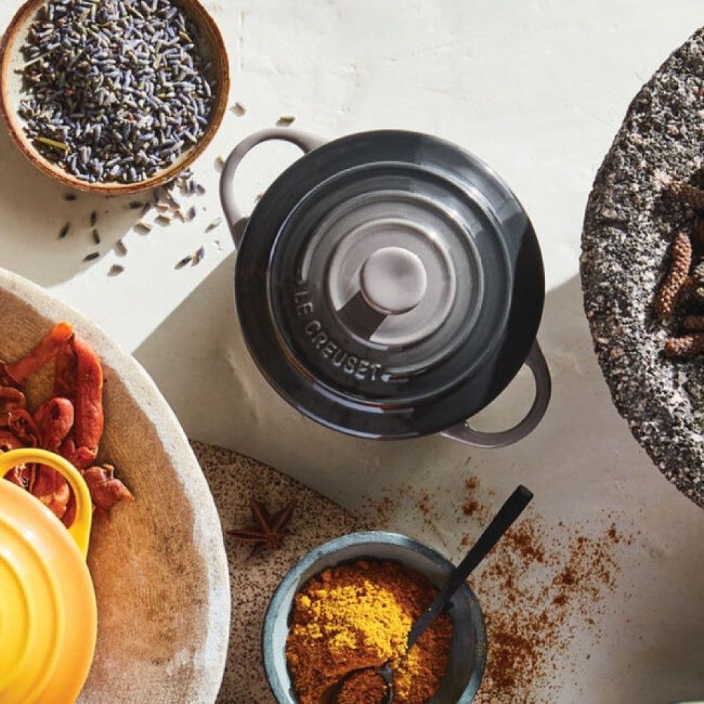 8oz Mini Round Cocotte (Oyster Grey) | Le Creuset | Everything