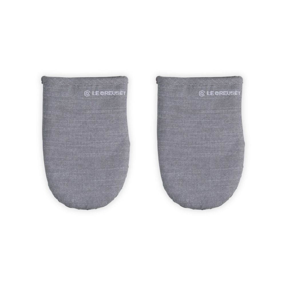 Le Creuset Set Of 2 Mini Oven Mitts, 8", Sable