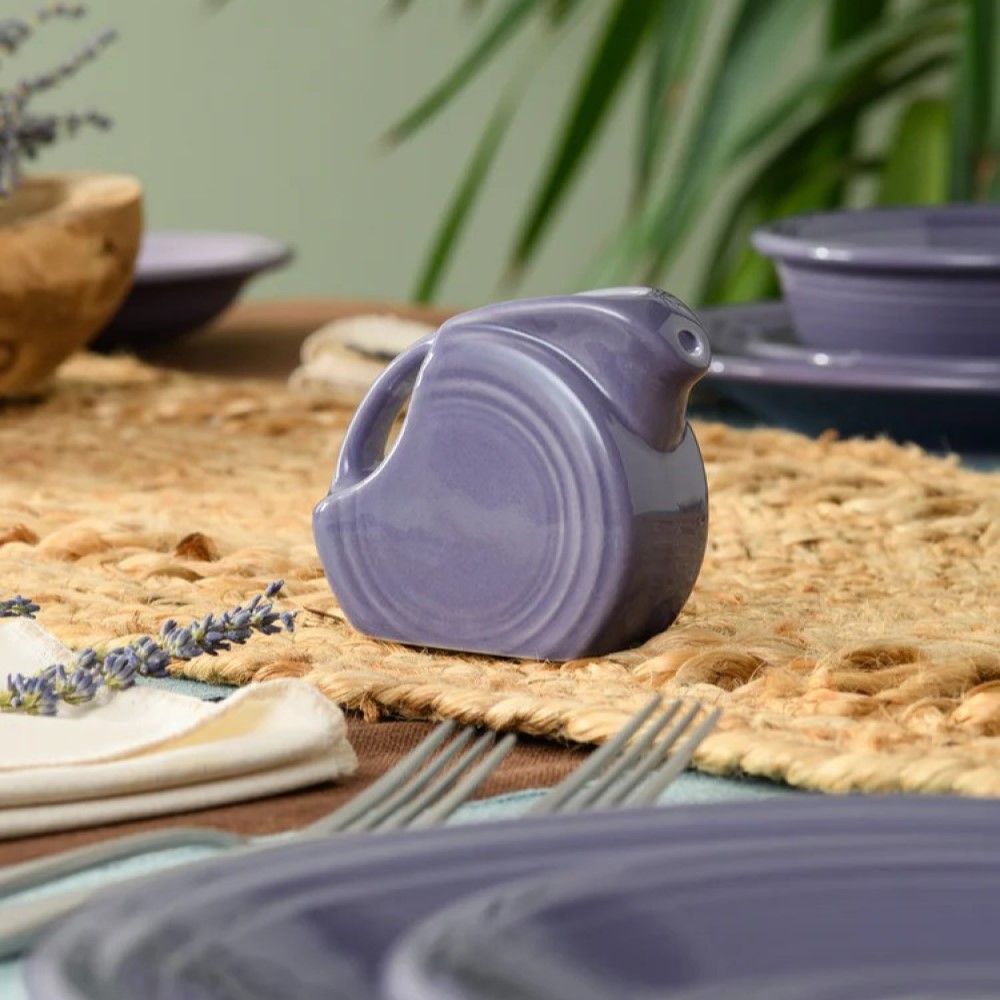 5oz Miniature Disk Pitcher (Lavender) | Fiesta® | Everything Kitchens