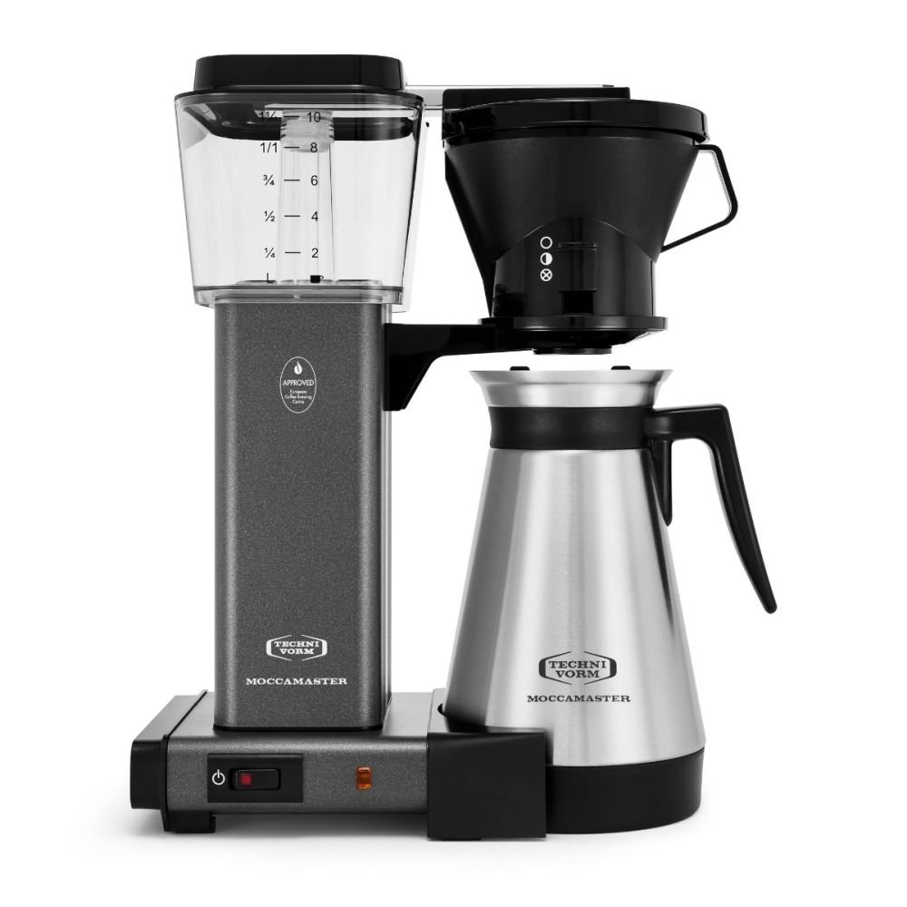 KBT Manual-Adjust Drip-Stop 40oz Coffee Maker - Stone Grey