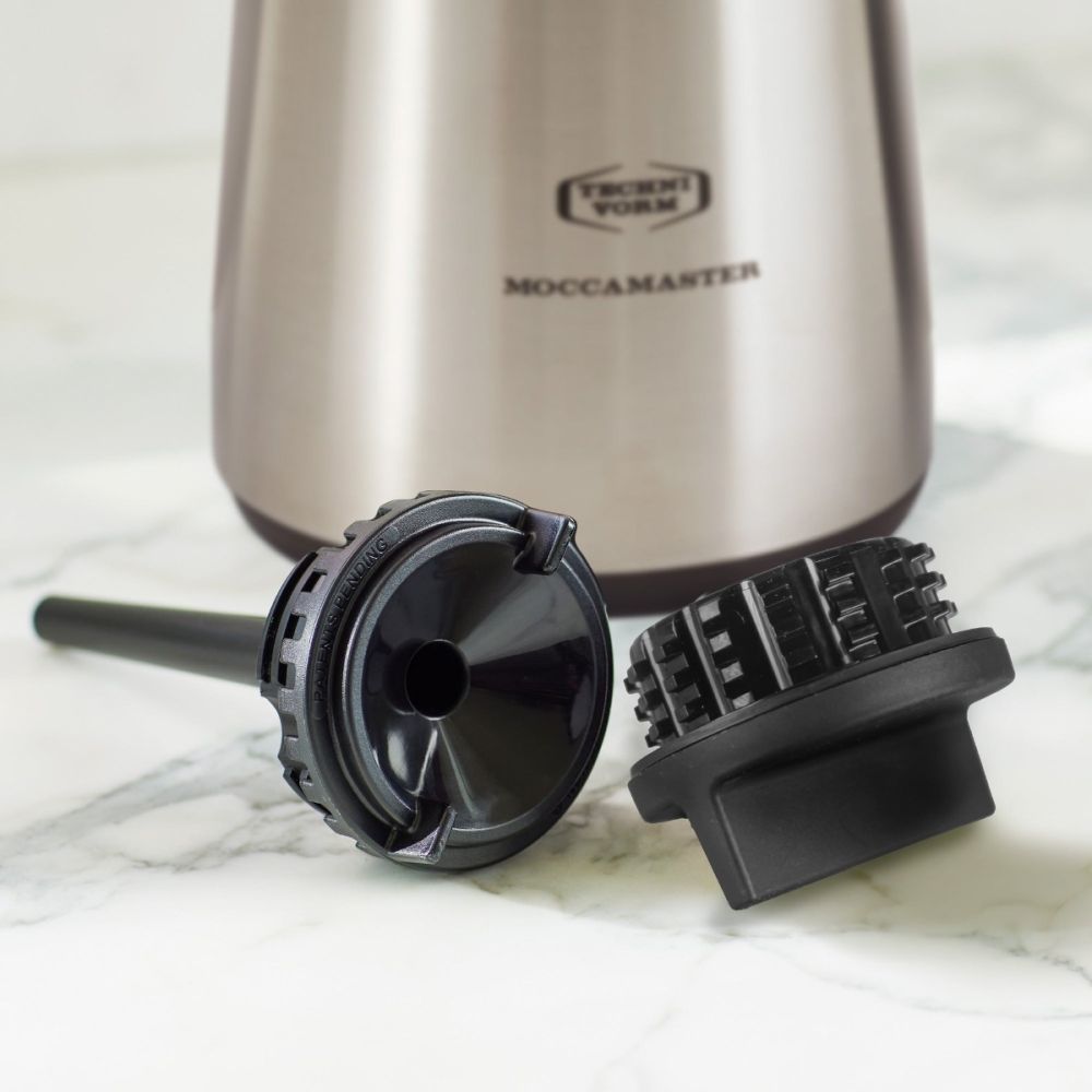 KBT Manual Adjust Drip Stop 40oz Coffee Maker Stone Grey Thermal Carafe Moccamaster Everything Kitchens