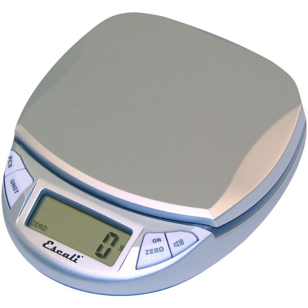 Escali Digital Food Scale, Pico in Silver-Gray with 11 Pound Capacity