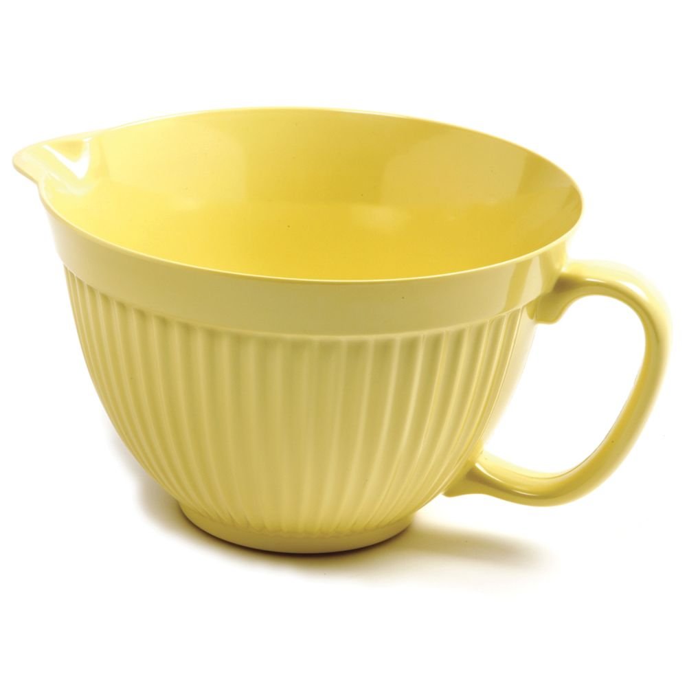 Vintage Tupperware Quick Shake Mixer Yellow Tumbler Milk 