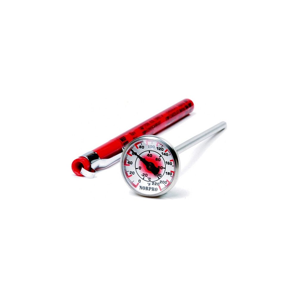 Promotional Analog Meat Thermometer w/Pocket Sleeve and Clip