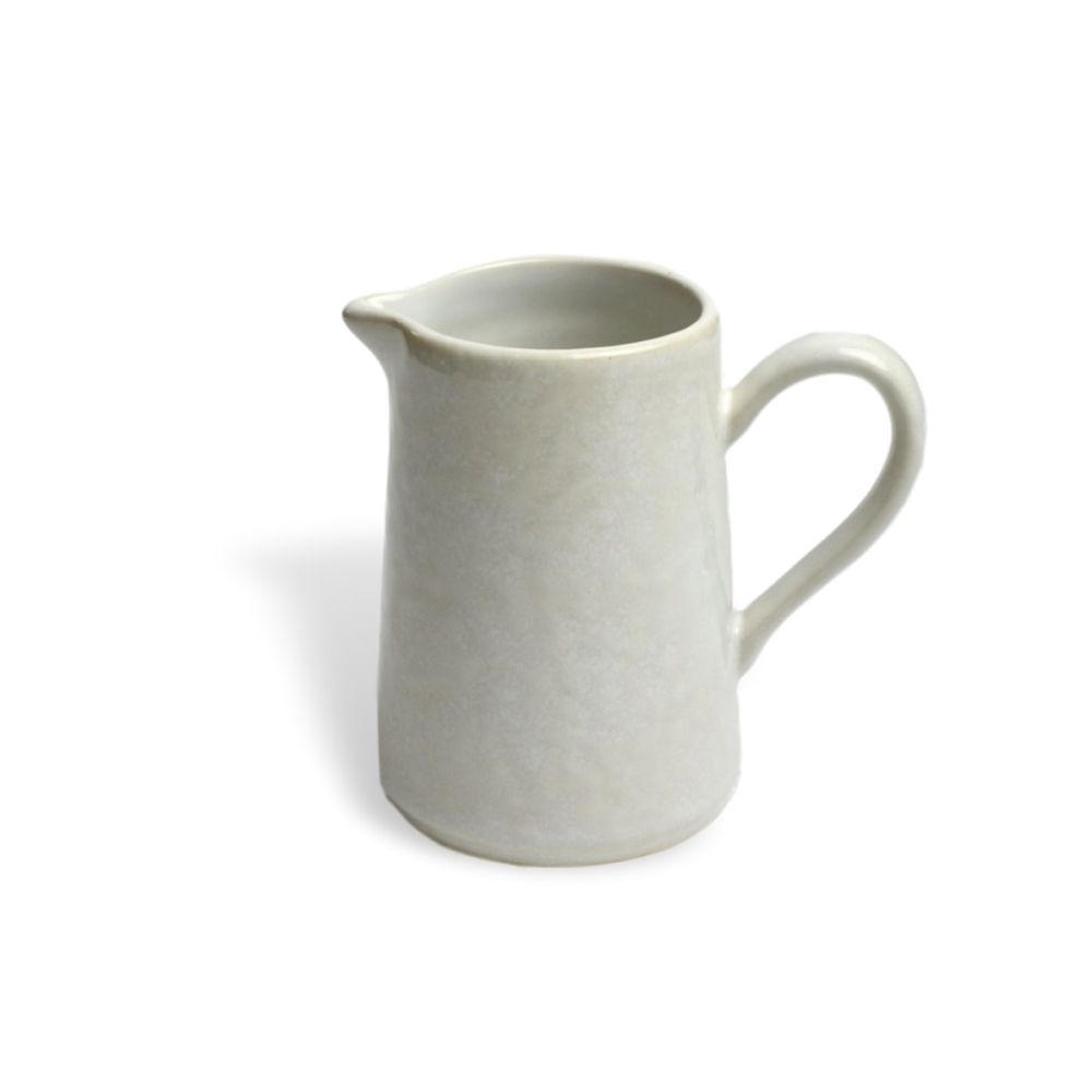 Ceramics Creamer Pitcher 12 oz White 