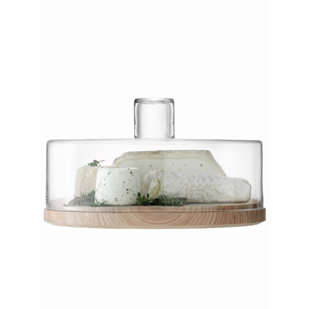食器 LOTTA CHEESE / PASTRIES DOME & ASH BASE Lotta Cheese/Pastry Glass Dome and Ash Base | LSA | Everything