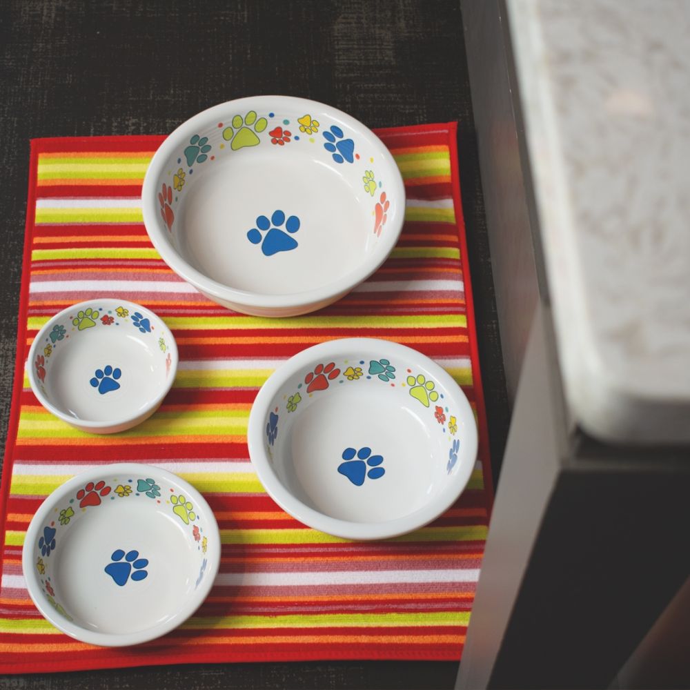 Printed dog outlet bowls