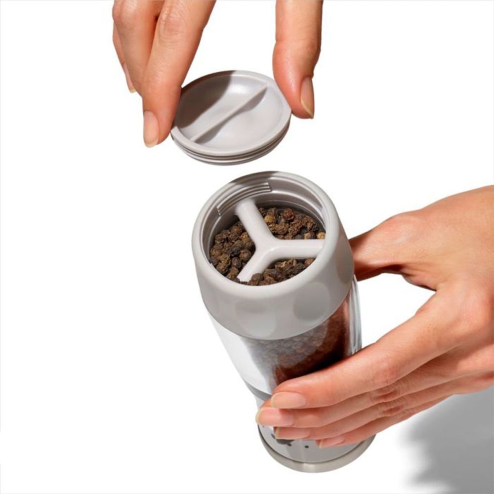 OXO Good Grips Accent Mess-Free Salt & Pepper Grinder Set