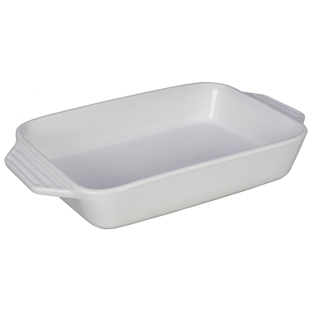 Le Creuset Heritage Set of 3 Rectangular Dishes - White