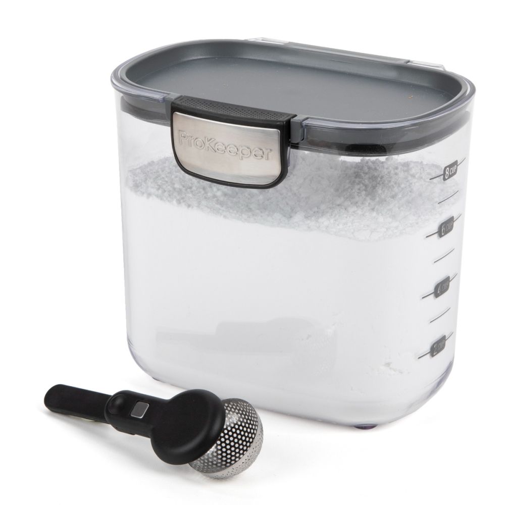 Honey-Can-Do Commercial Plus Triple Canister Dispenser, Silver