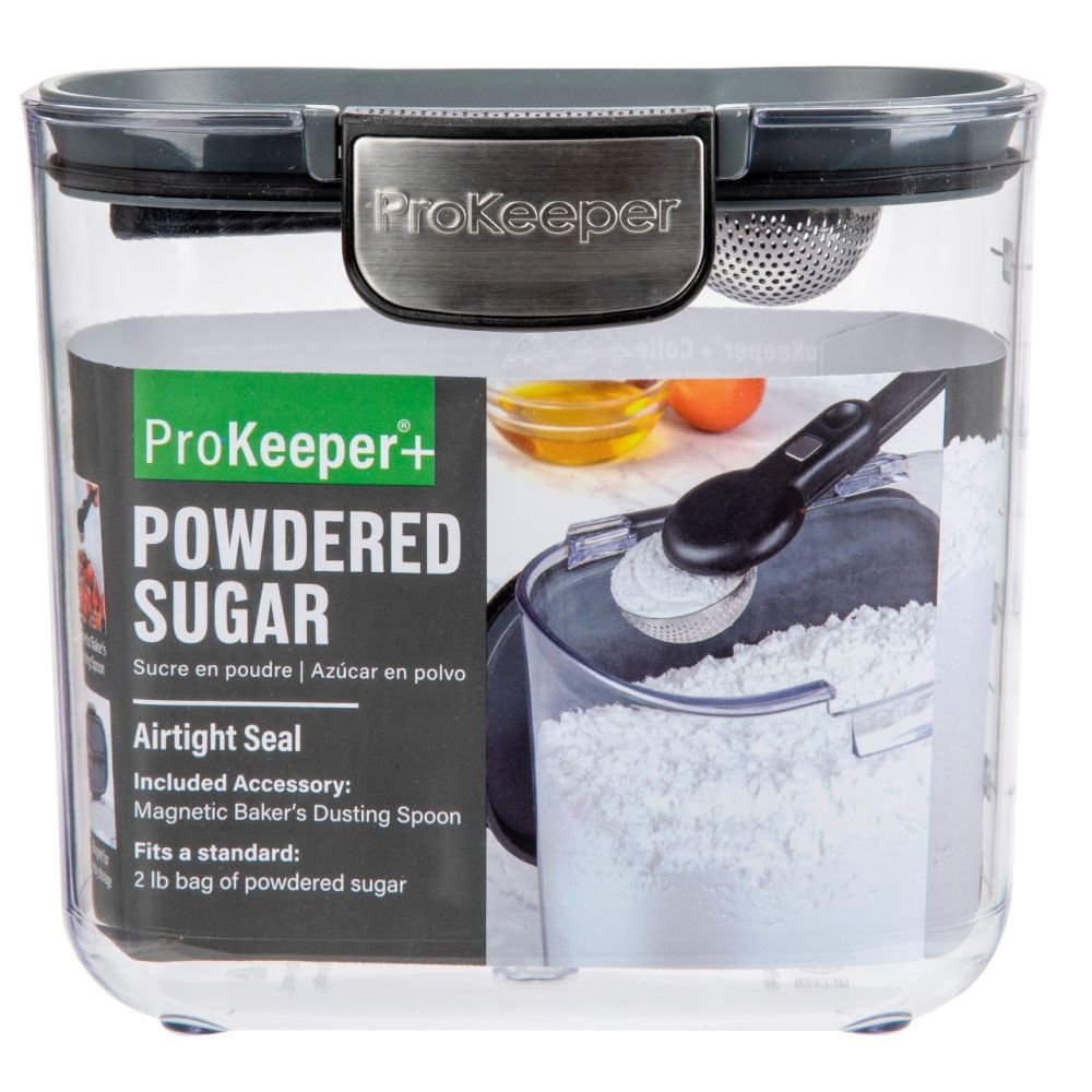 Progressive Powdered Sugar ProKeeper Storage Container, 1.4 qt
