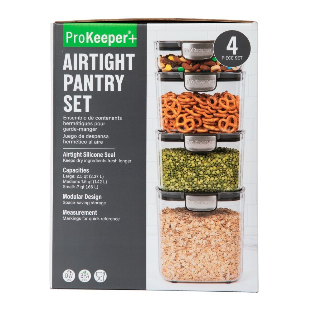 ProKeeper Plus 4-Piece Airtight Pantry Set | Progressive