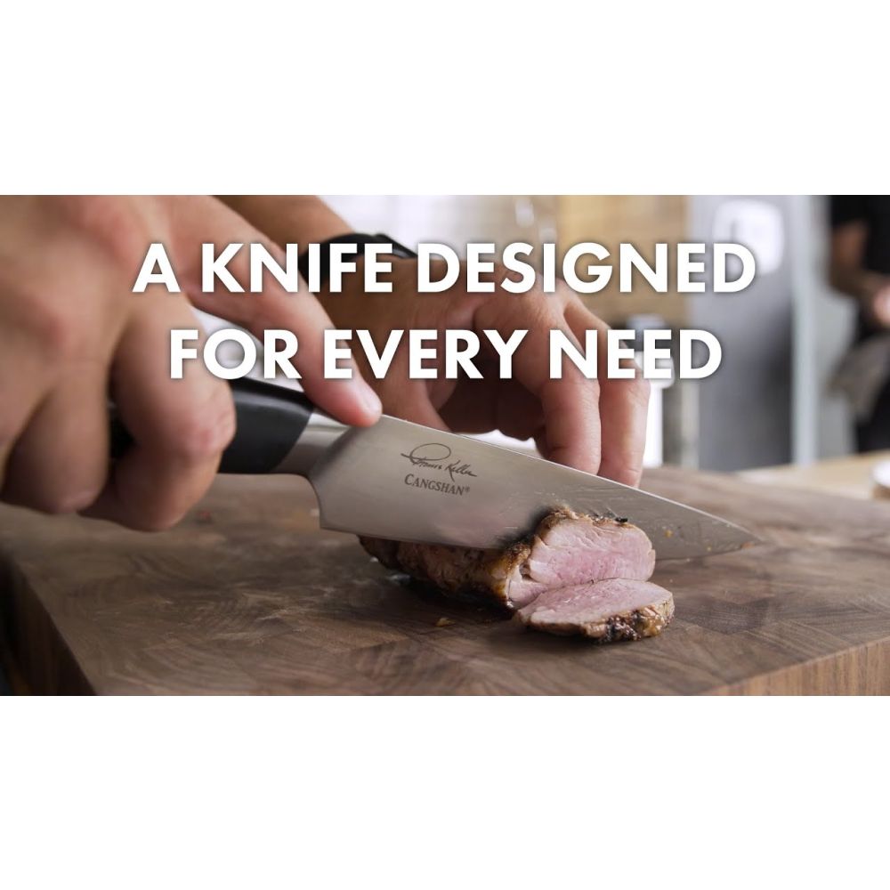 Thomas Keller Signature White Collection 7-Piece Knife Block Set