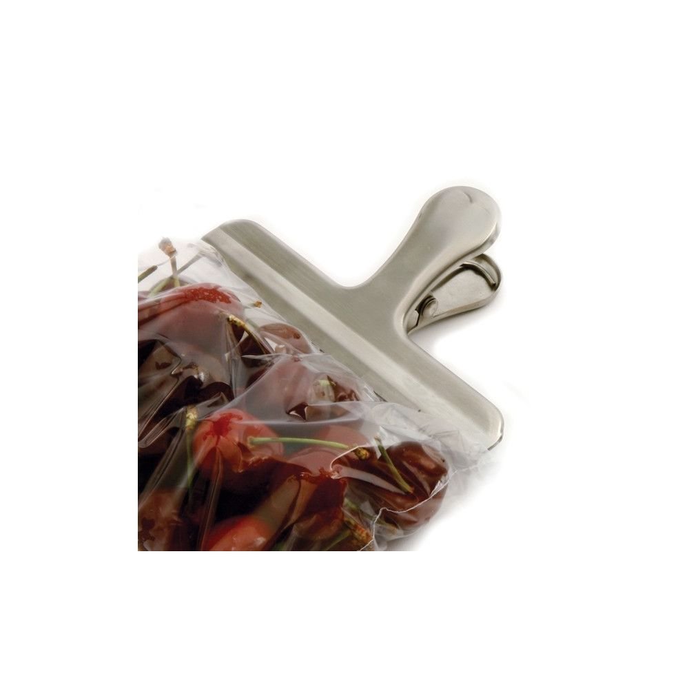 Norpro Chip Clip Bag Clips Jumbo Stainless Steel Strong Non Slip 4.5" Wide 169 