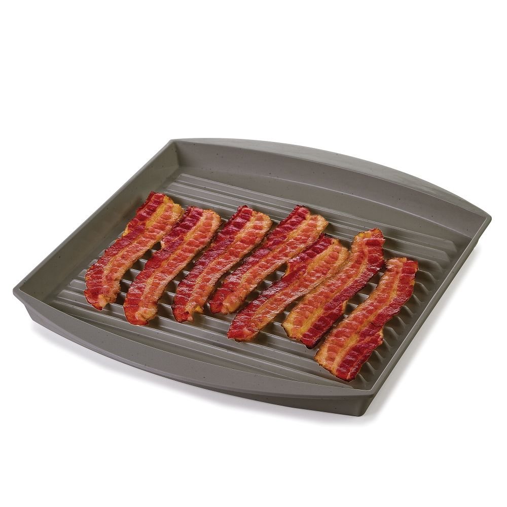 Nordic Ware Microwave Bacon / Meat Grill  Microwave bacon, Cooking bacon, Microwave  bacon tray
