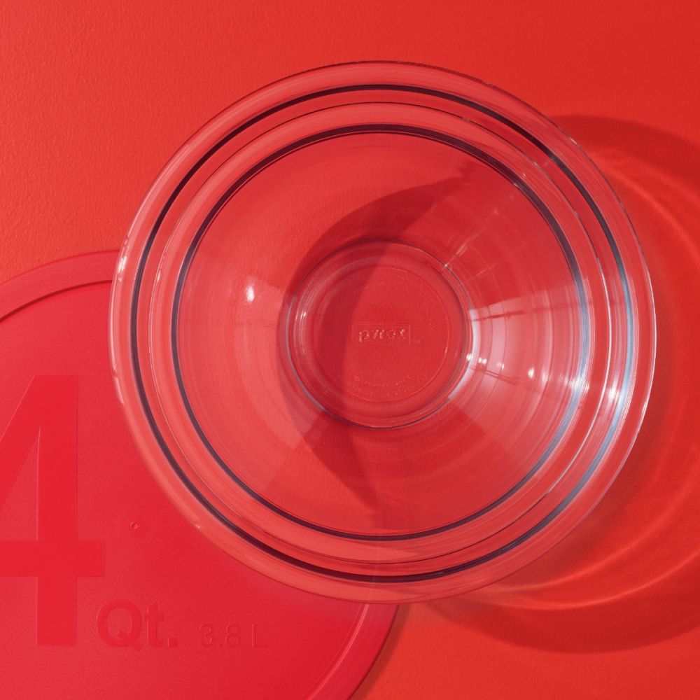 Pyrex - Rs★  Pyrex マグセット Smart Essentials 4-Piece Mixing Bowl Set with Lids | Pyrex