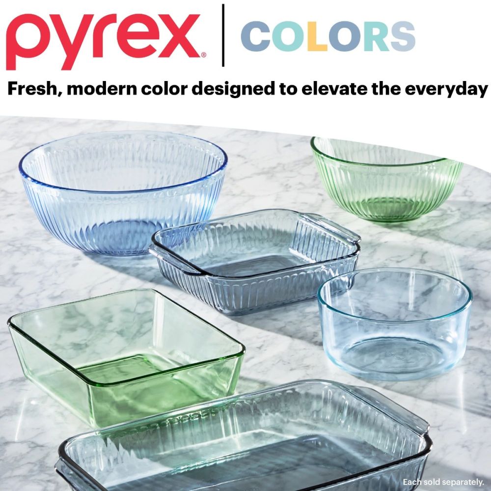Sculpted Tint 2.3 Quart Bowl (Green) | Pyrex | Everything Kitchens