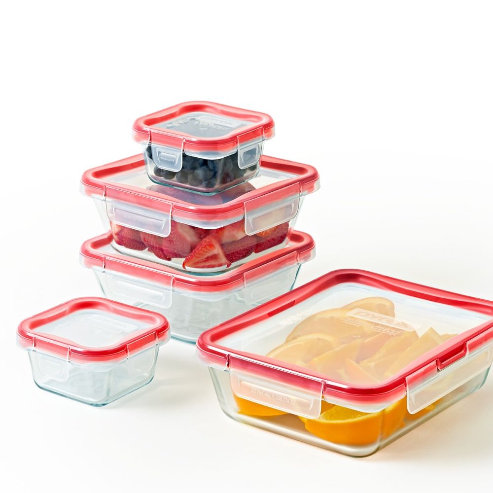 Pyrex Freshlock 4-cup Square Glass Storage - Thumbnail 3