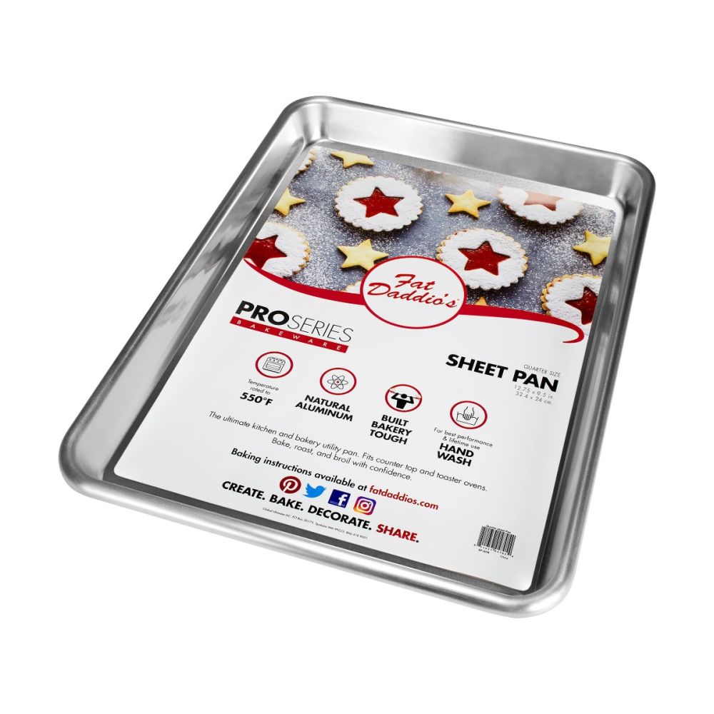 Quarter Sheet Pan, Stainless Steel Baking Sheet Toaster Oven Tray Cookie  Sheet S