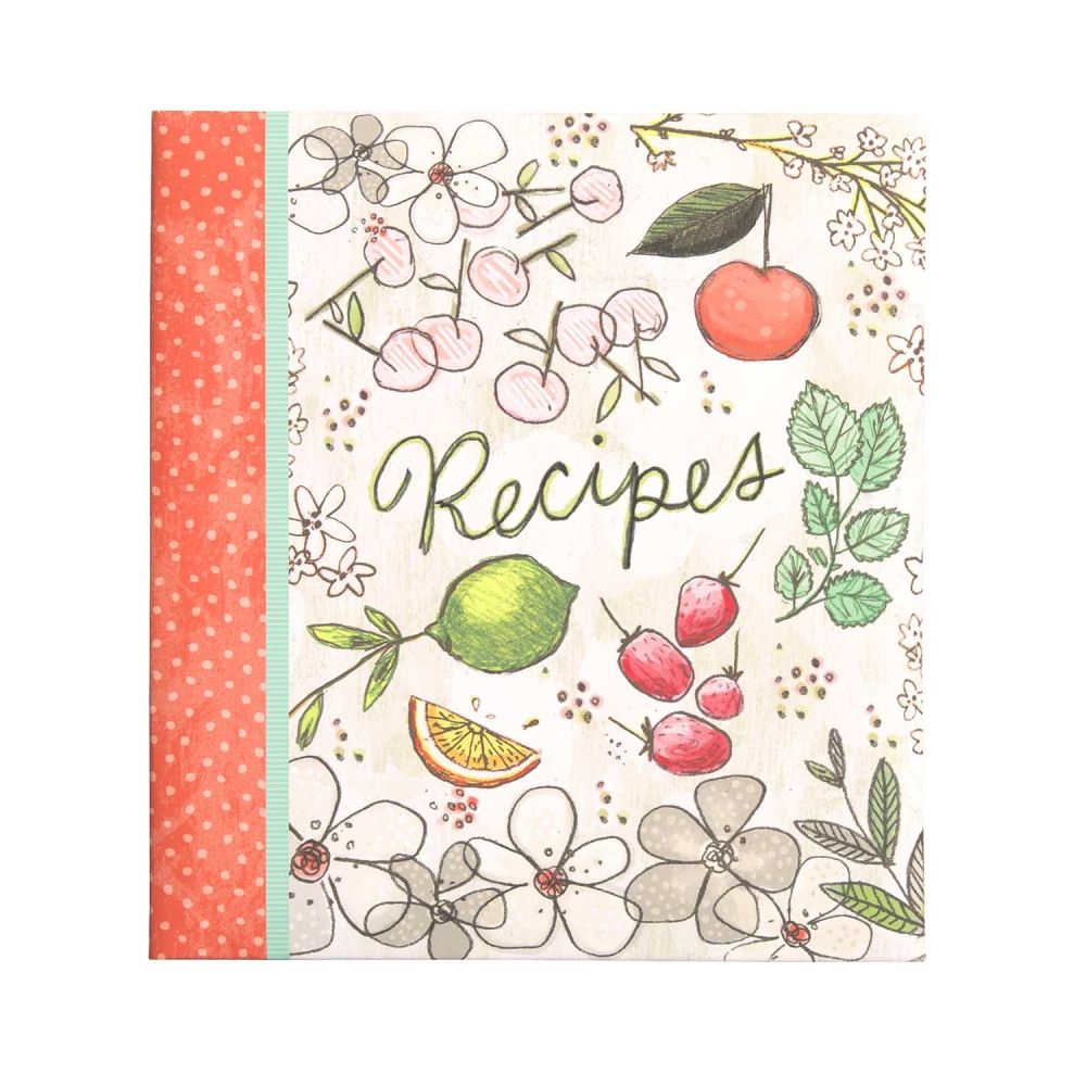 CR Gibson Qp-12 Small Recipe Book Pocket Page Refill 20 Sheets