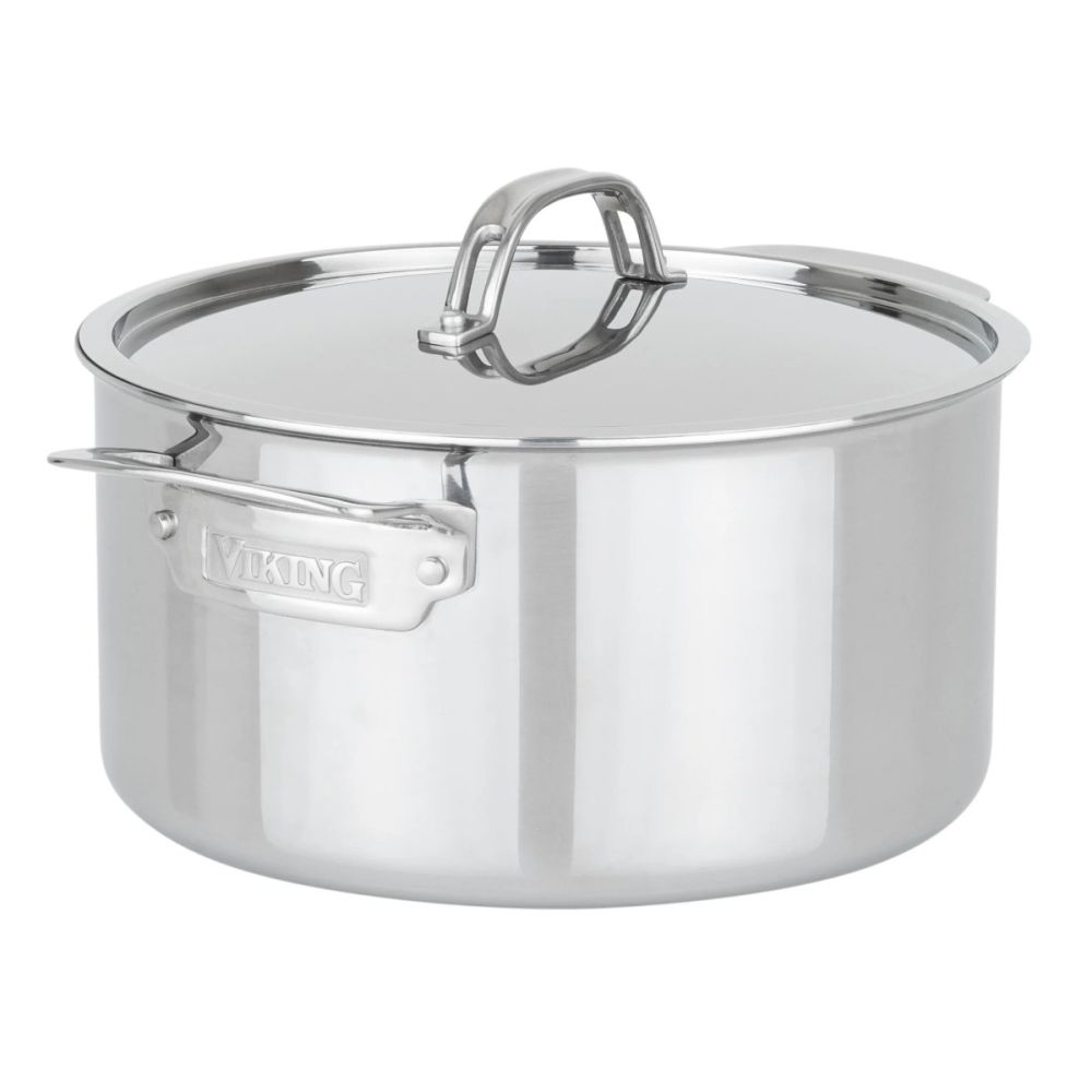 スウェーデン　新品未使用VIKING POD76K PureGlide™ Pro 3-Ply Titanium Nonstick 6 Qt. Dutch Oven with Lid