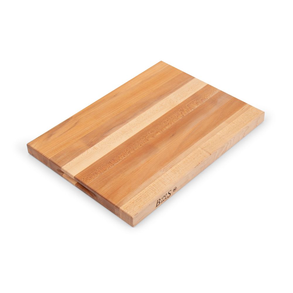 Cherry Cutting Boards With Handle Reversible 1.5 Thick