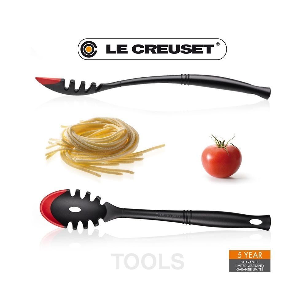 Set of 4 LE CREUSET Stainless Steel Revolution Serving Spoons