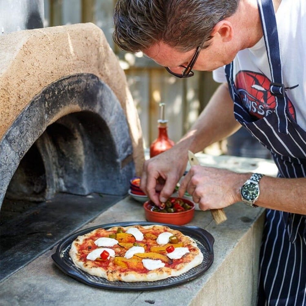 Large Pizza Stone (Charcoal) | Emile Henry | Everything Kitchens