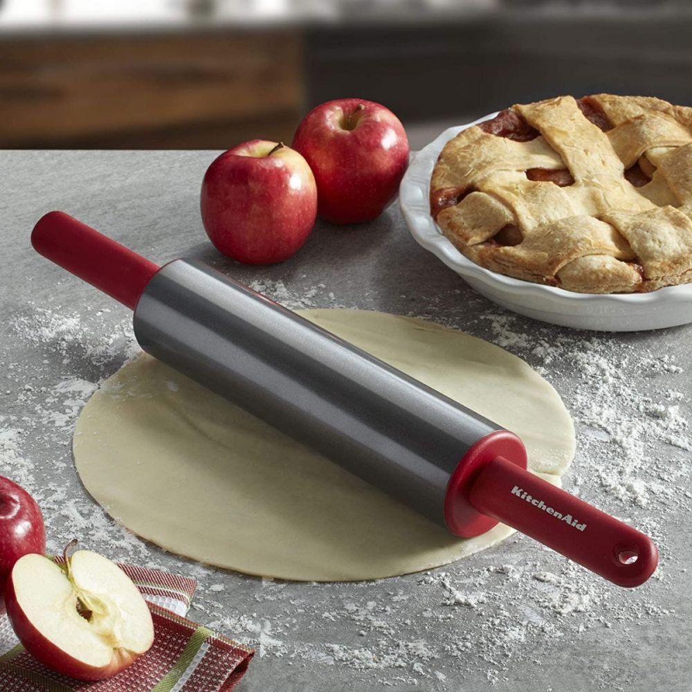  Nordic Ware Apples & Leaves Reversible Pie Top Cutter, Red:  Food Decorating Tools: Home & Kitchen