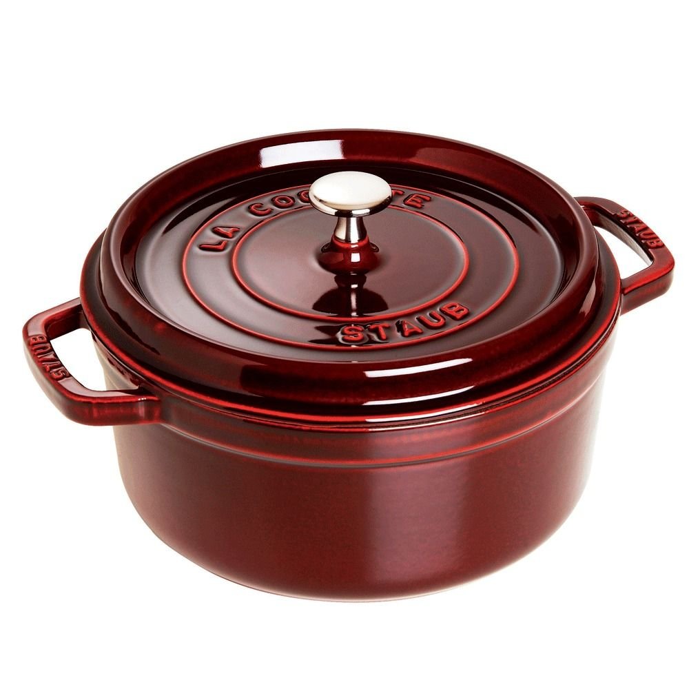Staub - LA COCOTTE - Cookware Set - 3-PZ. - cast iron enameled RED