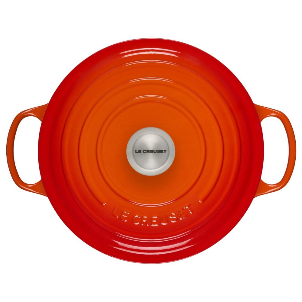 Le Creuset Round French Oven ? 5.5 qt. Flame Orange Enameled Cast Iron