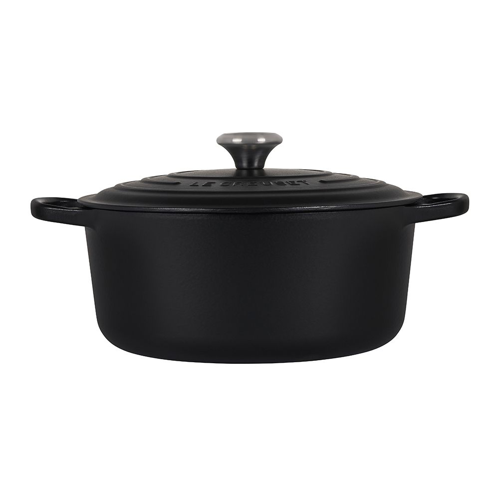 【新品・未使用】LE CREUSET® 24cm COCOTTE RONDE 黒 le-creuset-cocotte-cast-iron-