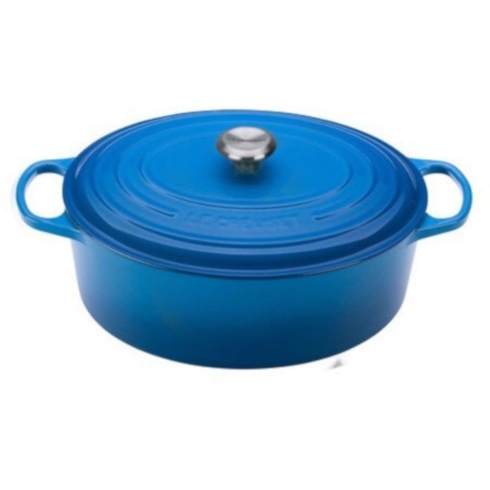 Signature 9.5 Qt Oval Dutch Oven with Stainless Steel Knob - Marseille ...