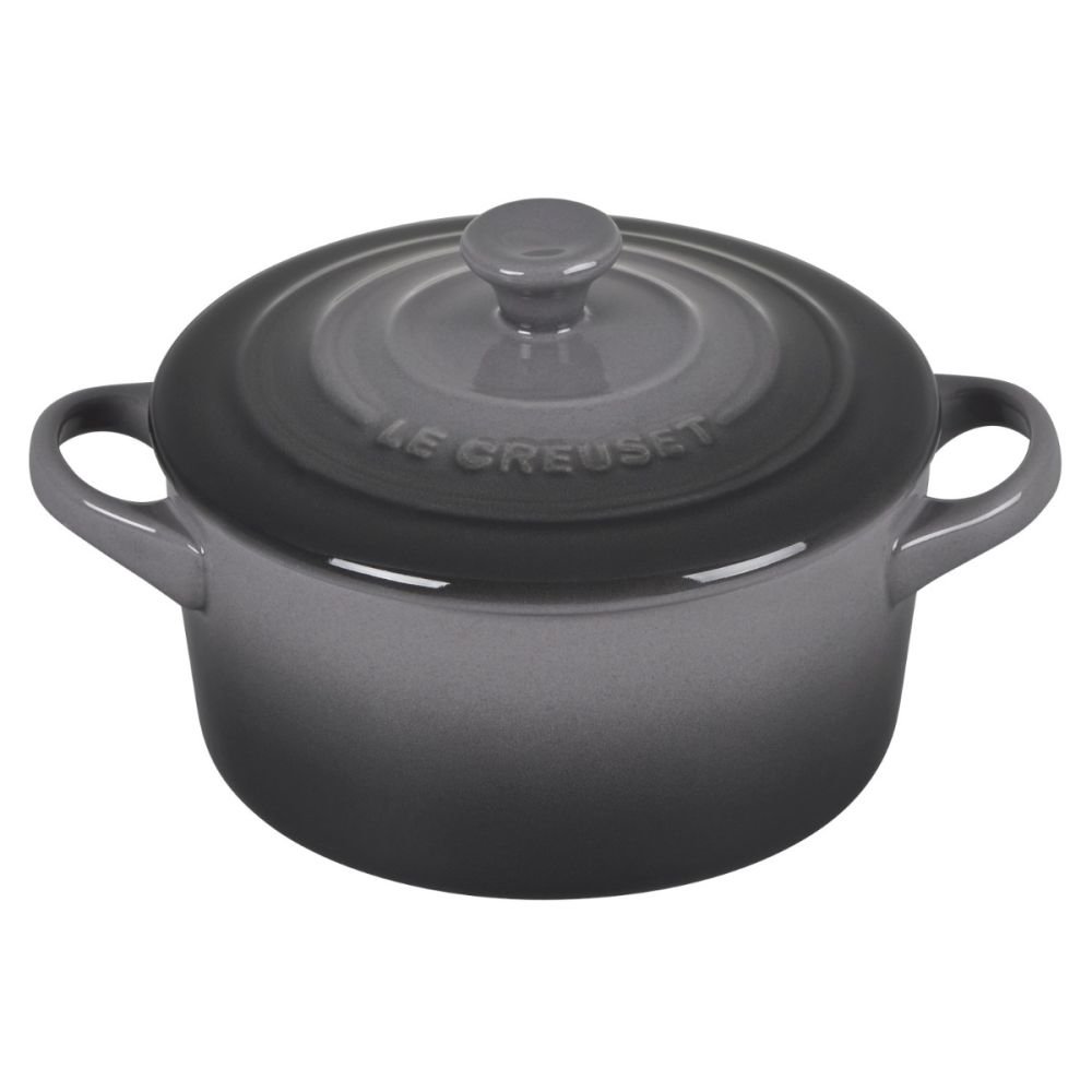 14oz Mini Round Cocotte (Oyster Grey) | Le Creuset | Everything Kitchens