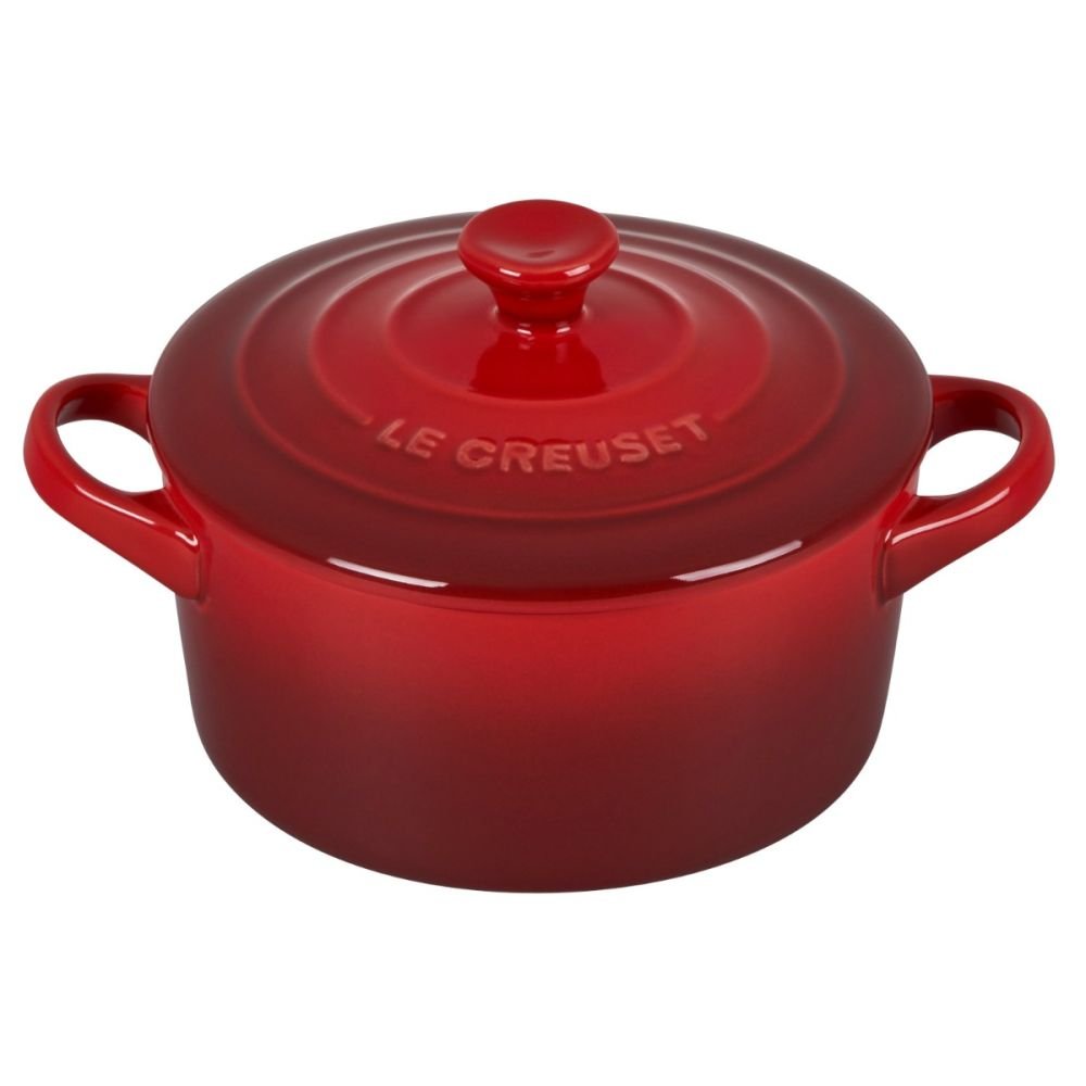 Le Creuset Round Grill Extralarge 32 cherry