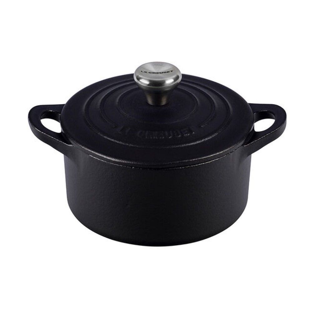 ⚠️【icylittlebear】LE CREUSET 10.5oz Mini Cocotte with Stainless Steel Knob (Licorice