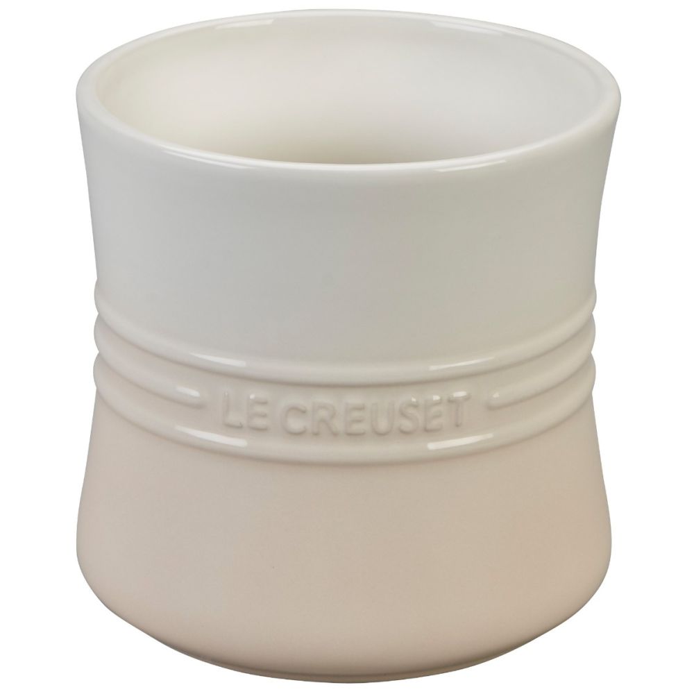 Porcelain Utensil Crock, White