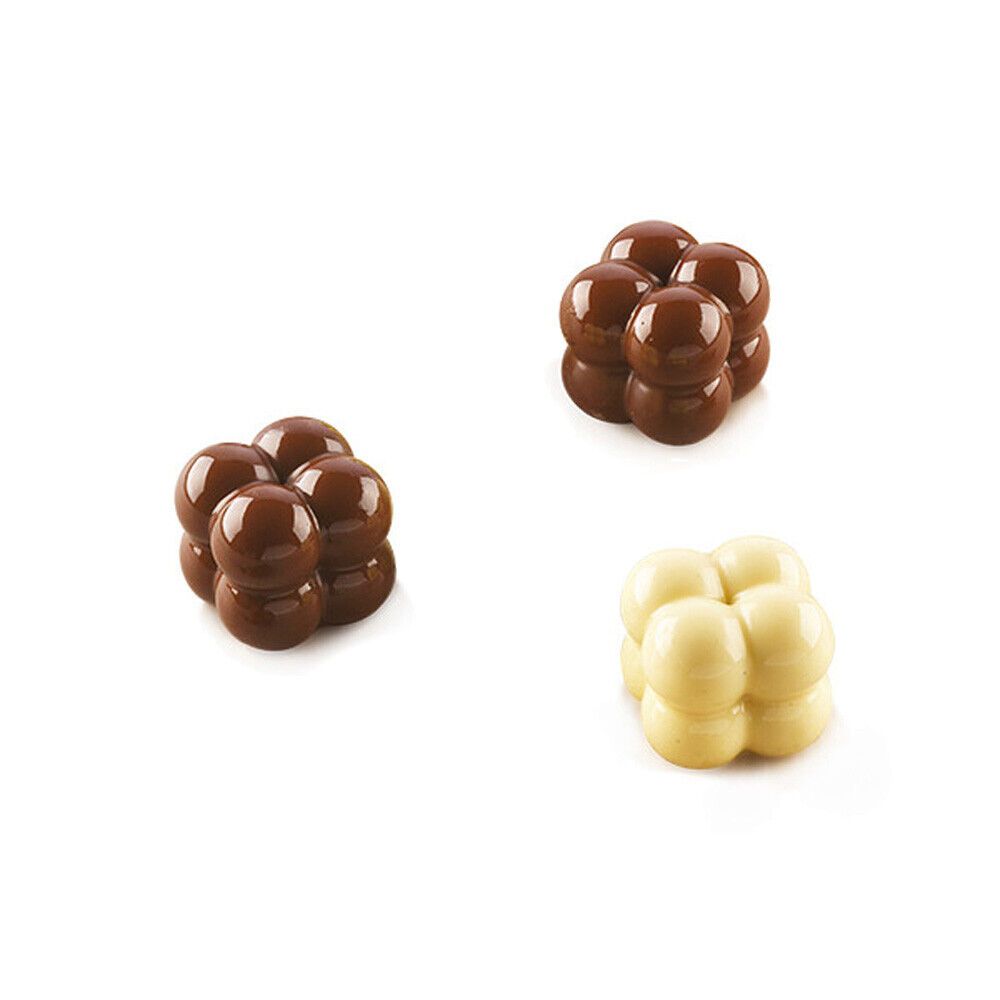 Silikomart Silicone Mini Truffles 3D Mold, 1 1/10, 15 cavities