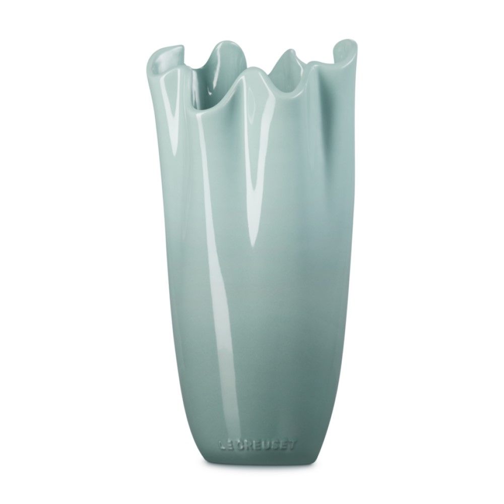 Le Creuset Iris Collection Large Ruffle Vase - Thumbnail 2