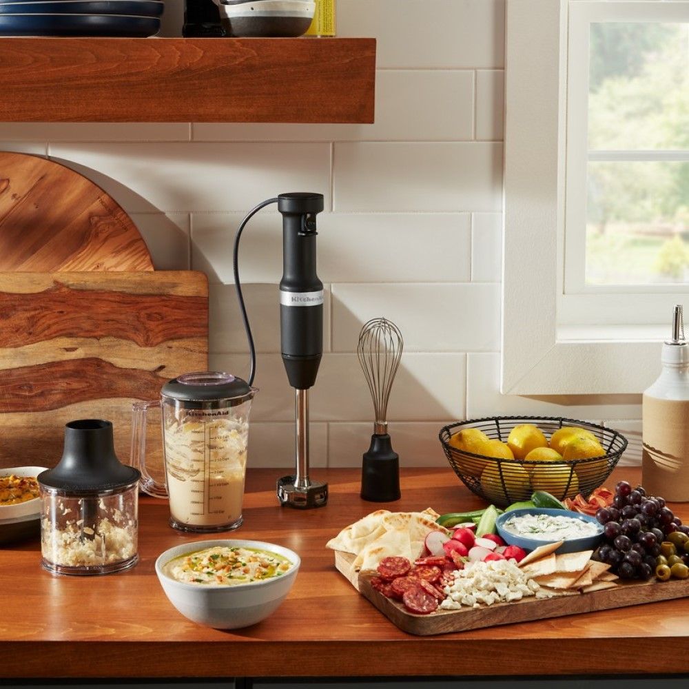 KitchenAid Variable Speed Corded Hand Blender With Accessories - Thumbnail 3