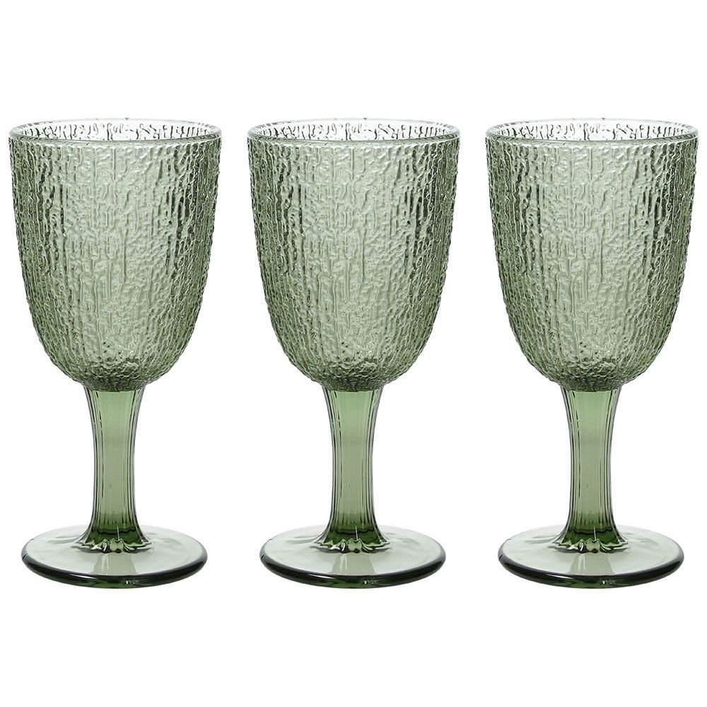 Bicchieri Davor Wine Glasses (Green) (Set of Three), Tognana