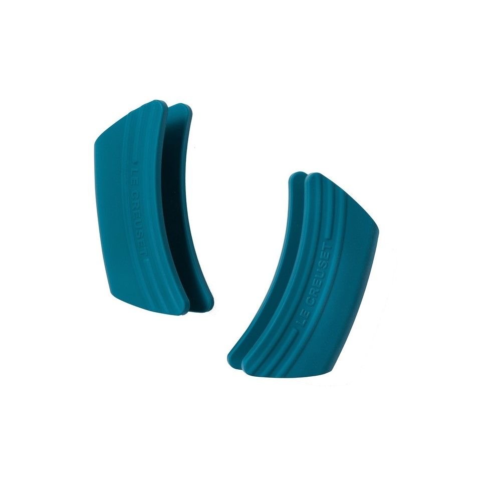 Le Creuset Silicone Handle Grip Set of 2 Azure Blue
