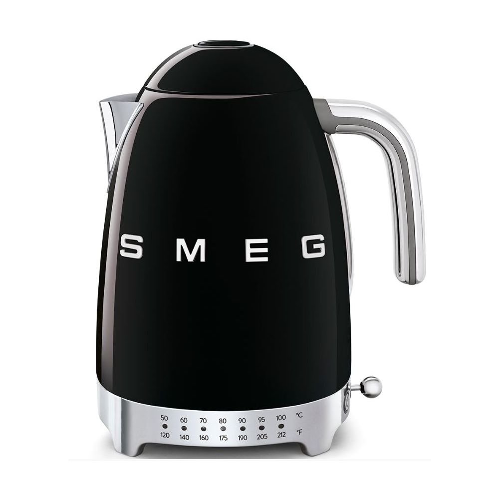 50's Retro Variable Electric Water Kettle - Black