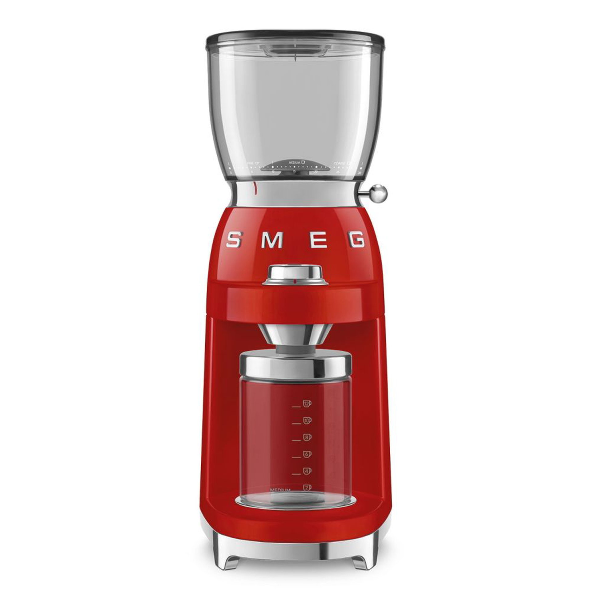 50's Retro Coffee Grinder (Red), SMEG