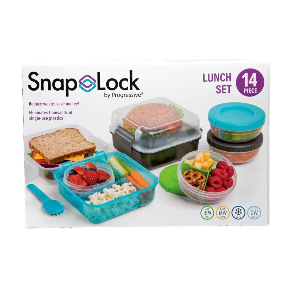 Lock & Lock Mini Lunch Box with EcoBag and Free Containers w/ Leak Proof  Lids