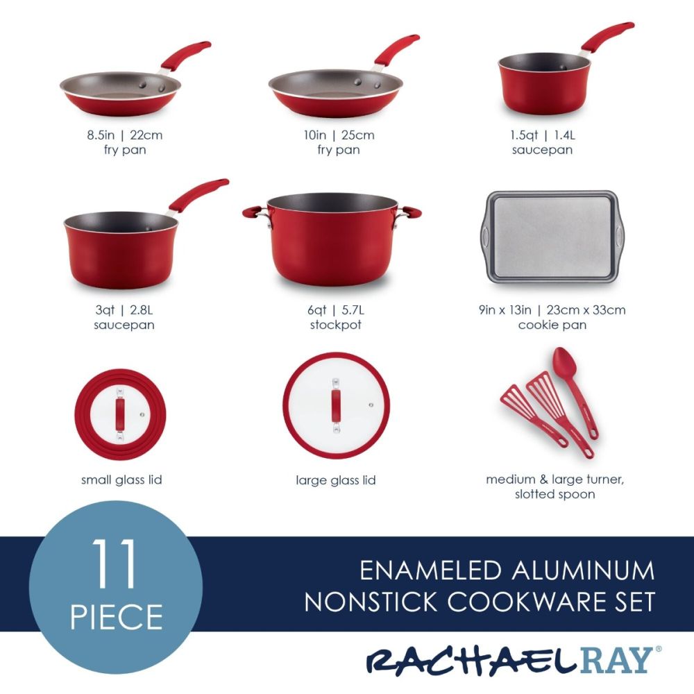 Rachael ray bakeware red outlet