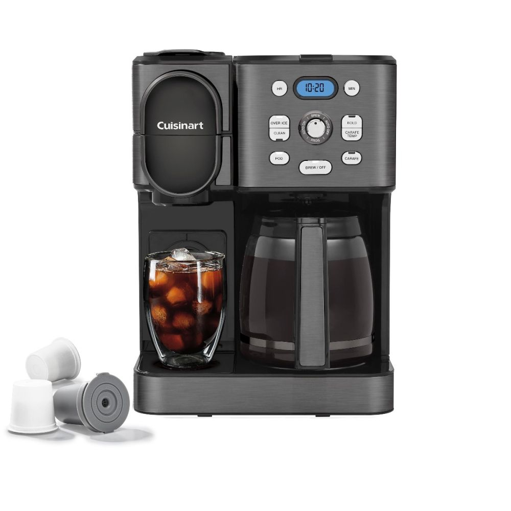 Coffee Center Combo Brewer Black Stainless Cuisinart Everything Kitchens