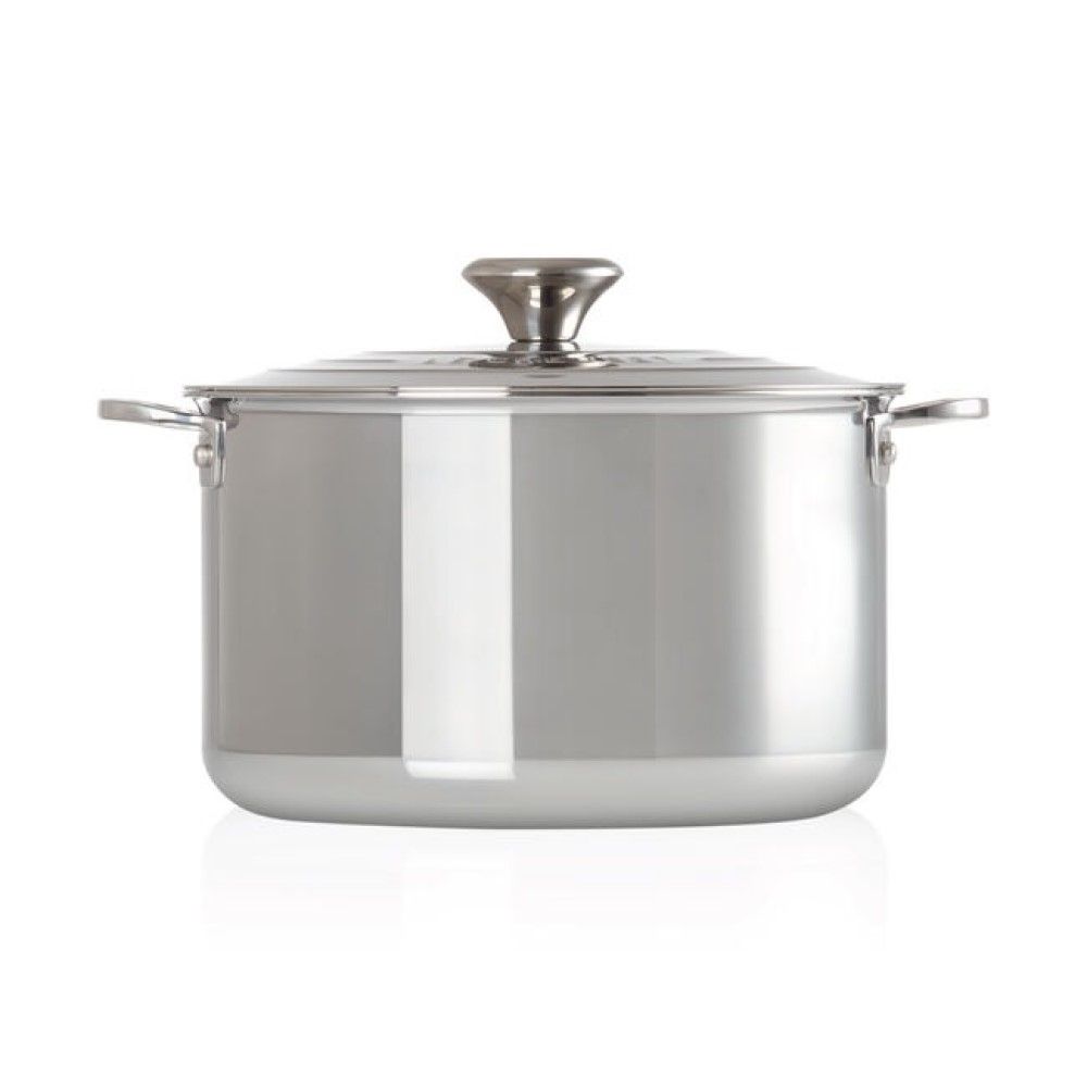 Signature Stainless Steel Stock Pot with Lid | Le Creuset