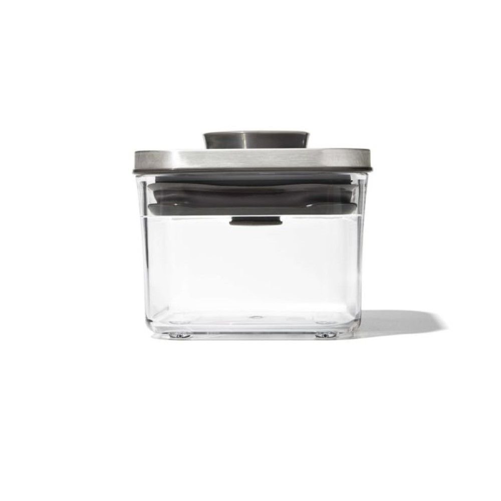 OXO Pop Steel 0.4 qt. Square Food Container