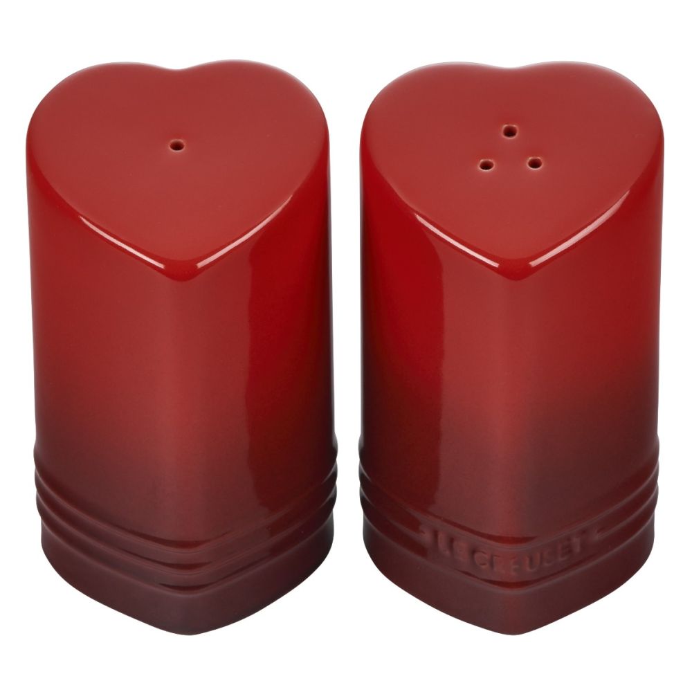 Le Creuset Salt and Pepper Shaker Set, Cerise